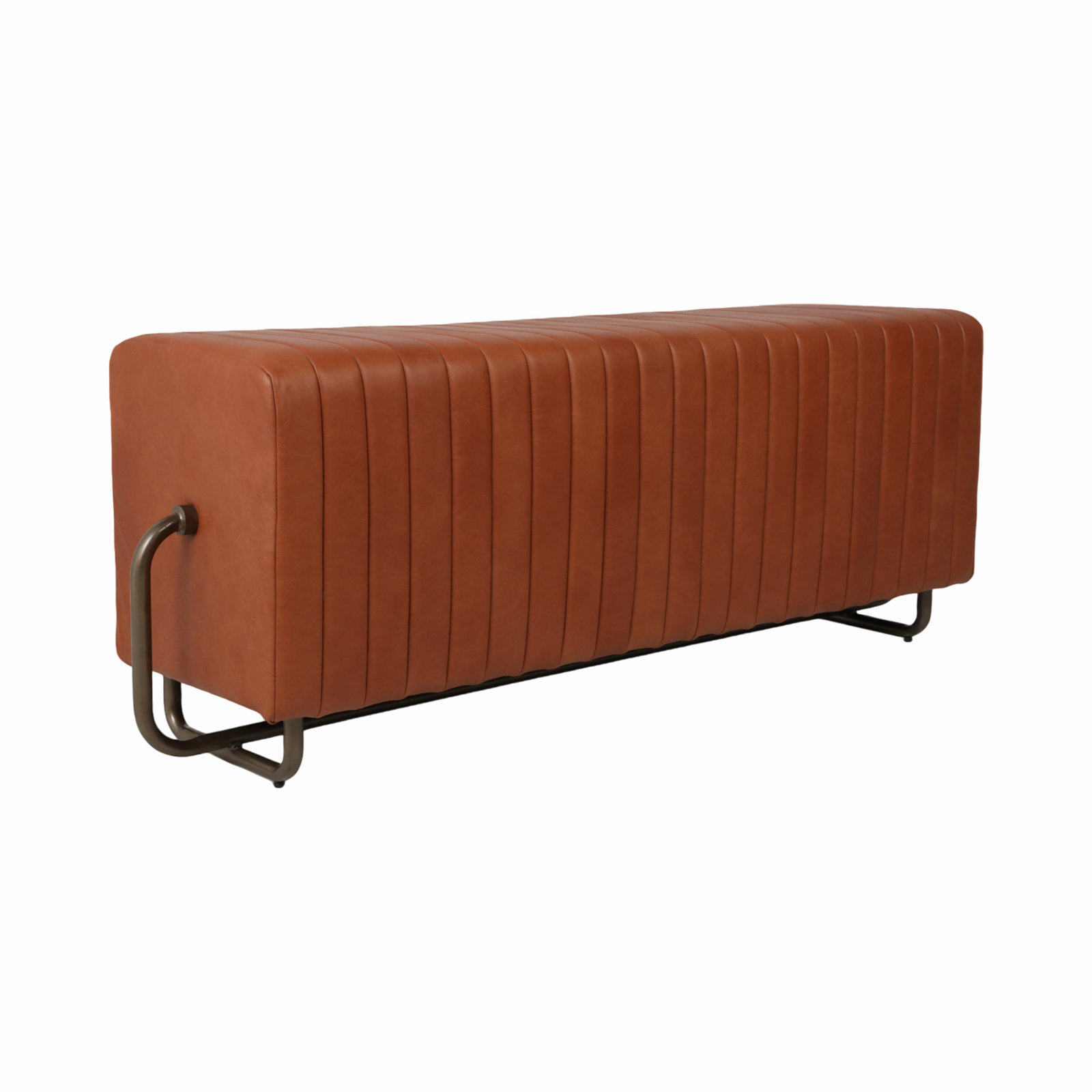 Bowen 61" Genuine Leather Bedroom Bench