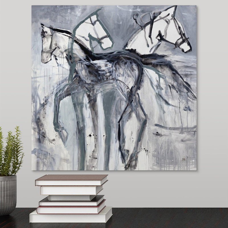 « pluie show day », peinture sur toile, Toile tendue, H 24 po x l 24 po x p 1,25 po