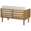 Welara 122cm Wide Acacia Garden Sofa with Cushions