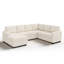 Canapé-lit d'angle en velours côtelé Abramson de 270 cm (106,2 po) en forme de U avec pouf de rangement-122510072