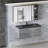 48" Floating Bathroom Vanity with Sink, Modern Wall-Mounted Bathroom Storage