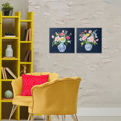 Ensemble de 2 vases simples en porcelaine, design par Yen