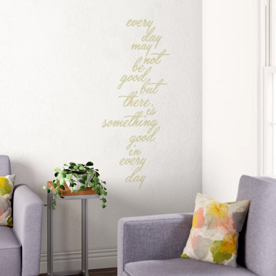 Text & Numbers Non-Wall Damaging Wall Decal