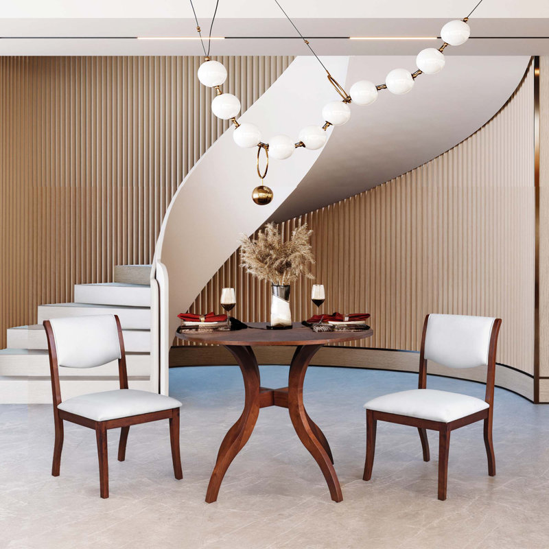 Ensemble de table de salle à manger pour 2 personnes, Noyer