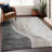Premium Machine Washable Prisco Charcoal Rug-1961913220