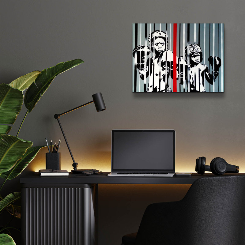 Epic Art «Boxers Red Stripe» par Abstract Graffiti «Boxers Red Stripe» par Abstract Graffiti, H 12 po x l 16 po x P 0,13 po