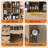YDT Modern Vanity Desk with LED Lighting, 4 Drawers, Hair Dryer Holder and Power Socket-352625622