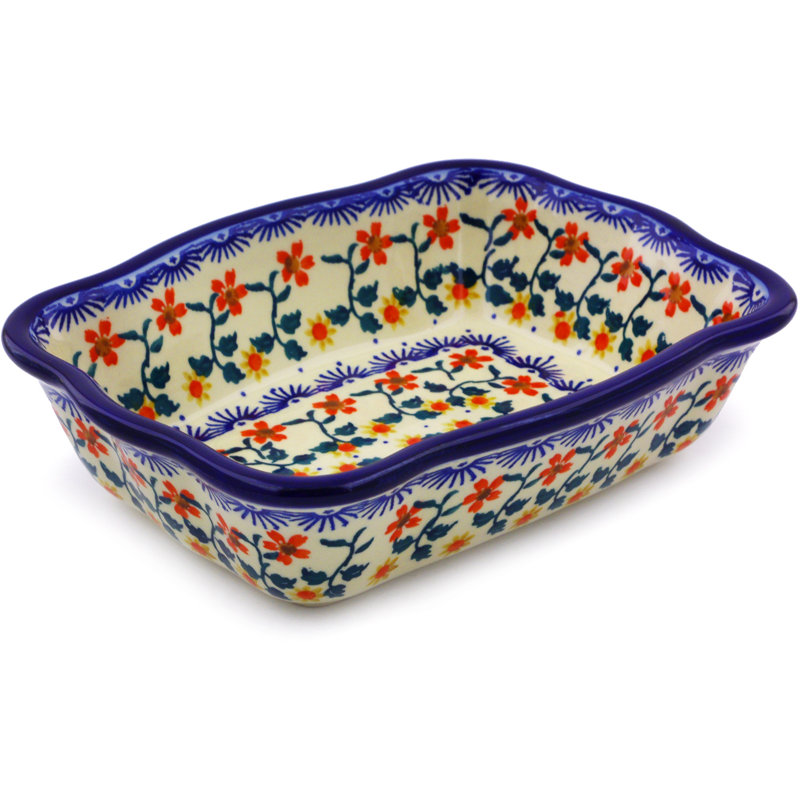 Polmedia Rectangle Stoneware Baker Bakeware