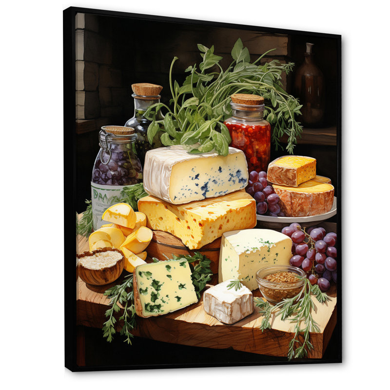 Plateau à fromage Santalaris II, H 20 po x l 12 po x P 1 po, Cadre flottant noir