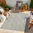 Silver Indoor/Outdoor Area Rug-1956051540