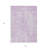 3' X 5' Purple And Ivory Geometric Washable Indoor Outdoor Area Rug