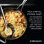 Circulon Clad Stainless Steel Sauté Pan with Lid and Hybrid SteelShield and Nonstick Technology, 5 Quart