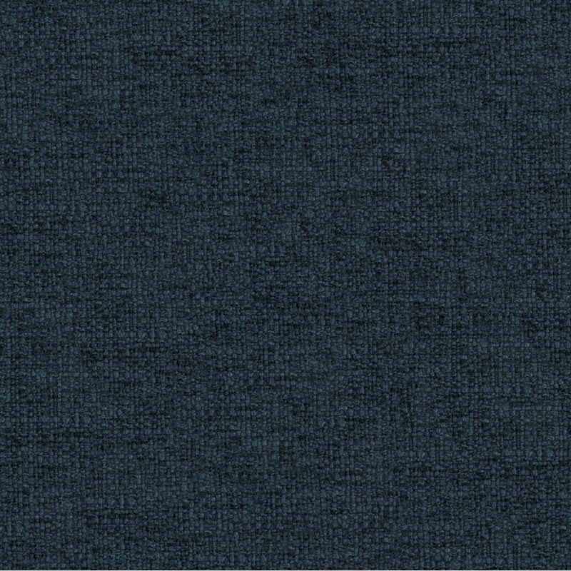 Repose-pieds de rangement avec coussins réversibles Rudi, Bleu denim