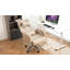 Chaise de bureau ergonomique, chaise de bureau en cuir à haut dossier avec appui-tête lombaire en technologie, chaise confortable confortable sédentaire, chaise d'ordinateur inclinable à 155 °-2034623869