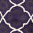 Carolene Hand Tufted Wool/Cotton/Latex Geometric Rug in Purple/Ivory-1557955633