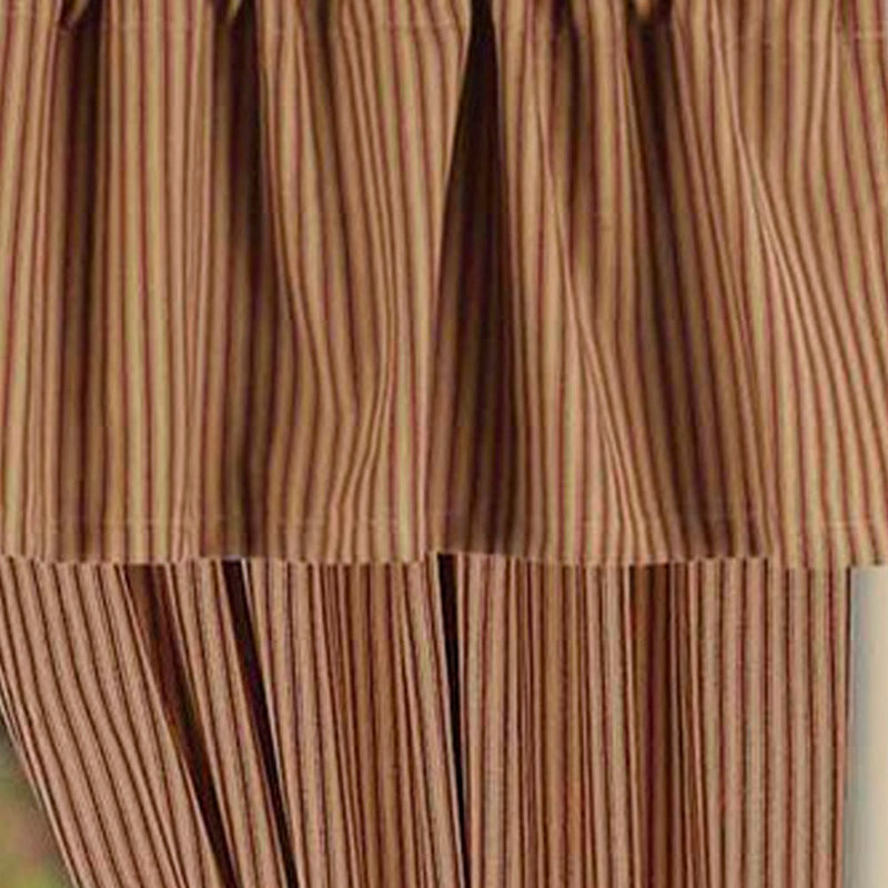 Castiglione 100% Cotton Room Darkening Curtain Pair, 72" W x 63" L, Barn Red