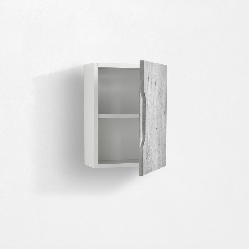 Knapen Bathroom Cabinet, Cement