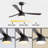 51.96'' Ceiling Fan with LED Lights