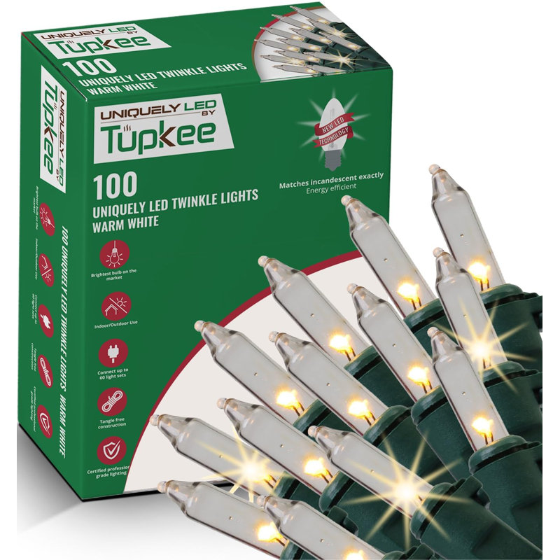 Lumières scintillantes Tupkee Christmas Uniquely, Blanc