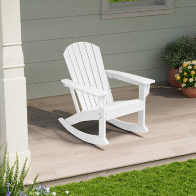 Chaise Adirondack berçante en PEHD Geoff