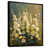Toile avec cadre flottant noir