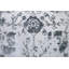 Tapis unique argenté / noir 6 pi x 5 pi 11 po One-of-a-Kind