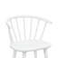 Ensemble de 2 tabourets de comptoir Anna, dossier incurvé, repose-pieds, blanc-130841347-130841349