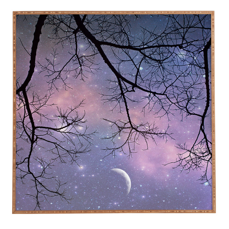 Cadre photo « twinkle twinkle », impression sur bois, H 20 po x l 20 po