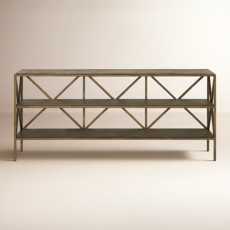 Montclair 75'' W Marble Console Table