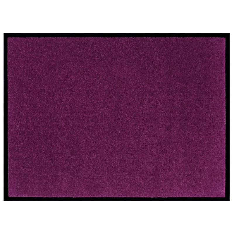Boothe Doormat, 0.7cm H x 80cm W x 120cm D, Purple