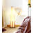 Parker 48 in. Farmhouse 2-Light LED Energy Efficient Floor Lamp with Beige Fabric Cylinder Shade