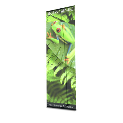Support pour bannière ultra mural