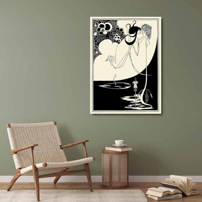«Lark Manor» Beardsley, galerie d'art sur toile tendue Aubrey, Salome 1894, The Climax 67637, H 37 po x l 28 po