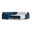 Reve Leather Sleeper Sectional (112" x 95")-2045098915-2045098940