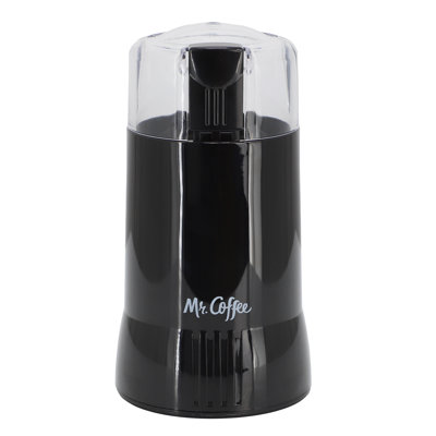 Mr. Coffee 4-12 Cup Electric Coffee Grinder with Safety Switch in Black