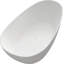Baignoire de trempage autoportante à surface solide 67,00 po x 33,50 po