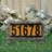 Solar Powered House Address Sign for Lawn Garden