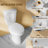 21" Extra Tall Compact Two-Piece Toilet 1.28 GPF Single Flush Round with Soft-Close Seat-111656261