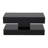 39.4” Modern Rectangular Coffee Table With Storage And Led Lights (black)-111408766