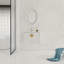 Meuble-lavabo de salle de bain avec lavabo et portes à fermeture douce