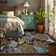 Machine Washable Rug Non-Slip Area Rug Durable Floor Carpet Easy-Cleaning Rug for Living Room Playroom Bedroom
