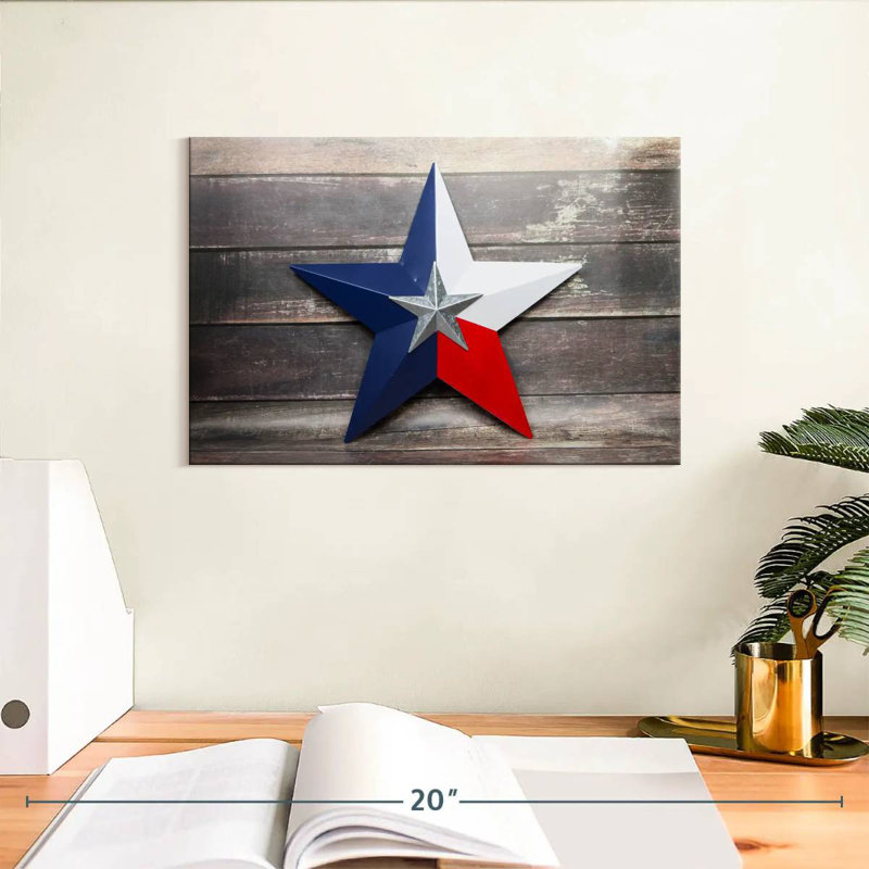 Sebbie Texas Lone Star, 8" H x 12" W