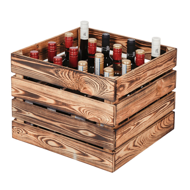 Bharat Floor Wine Bottle Rack Brown