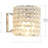 Eidson Steel Flush Mounted Sconce-129742130
