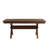 Karven Wood Trestle Extendable Dining Table with Leaf