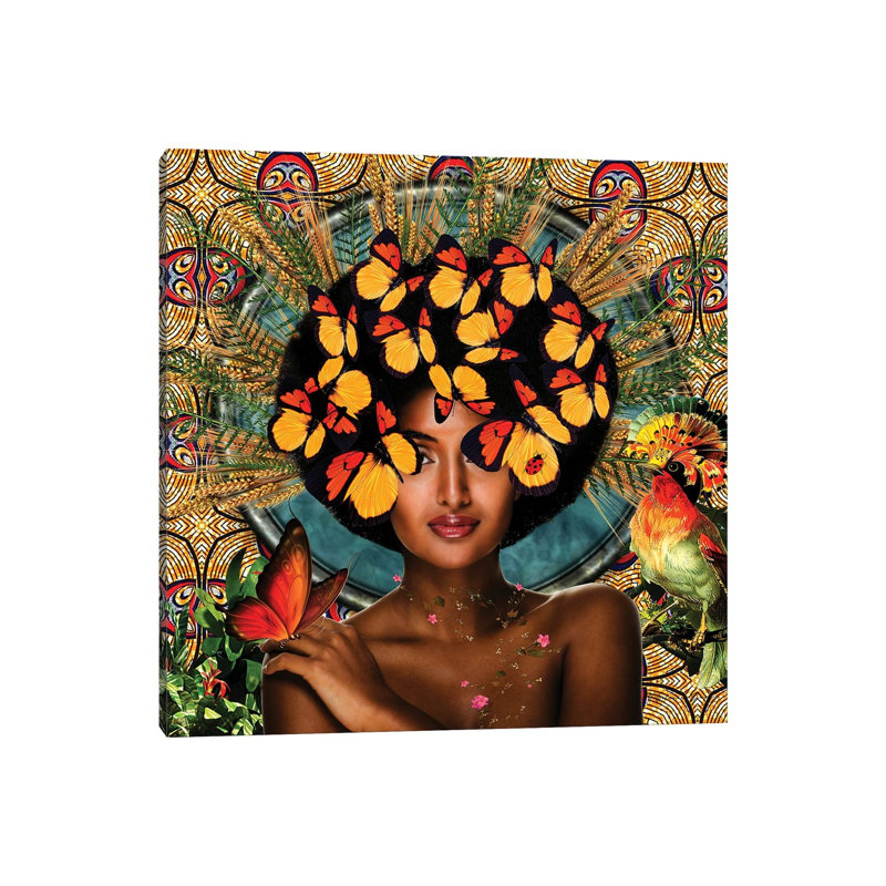 Soulful Earth by Yvonne Coleman Burney - Wrapped Canvas Print, 45.72 cm H x 45.72 cm W