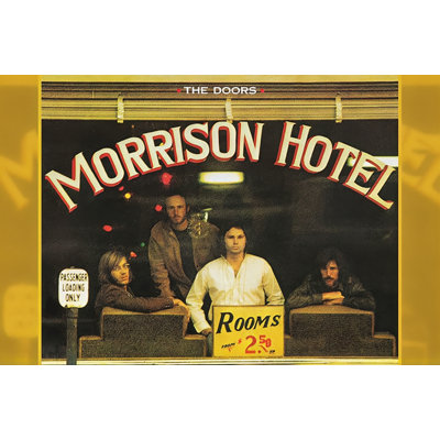  Officiellement sous licence «The Doors Morrison Hotel», affiche d'art - 24 x 36 po - reproduction décorative - papier affiche - prête à encadrer