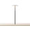 Yurei Co-Working Lamp (Matte Black)  with 14" Transparent Polymer Shade, Tea