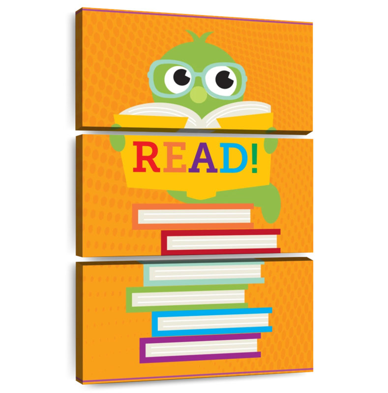 Read Books III, 57" H x 36" W