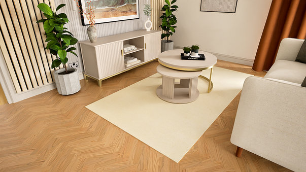 Striped Wool Hand Knotted Area Rug, 2.30m x 1.60m